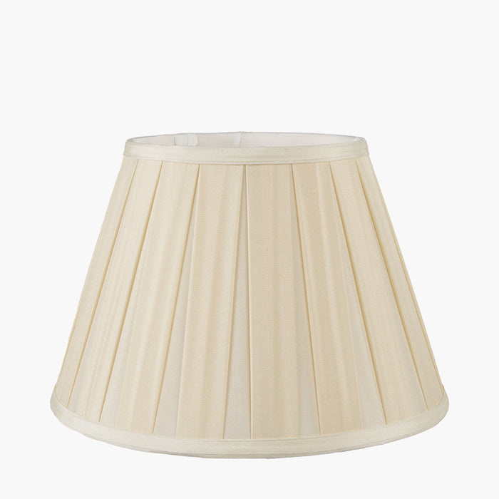 Alisha Almond Tapered Pleat Shade