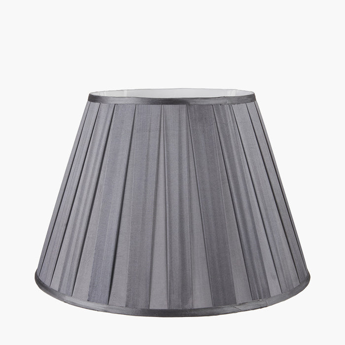 Alisha Grey Tapered Pleat Shade