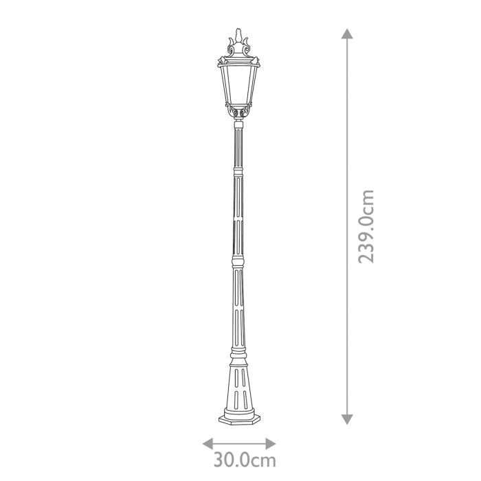 Baltic Tall Outdoor Post