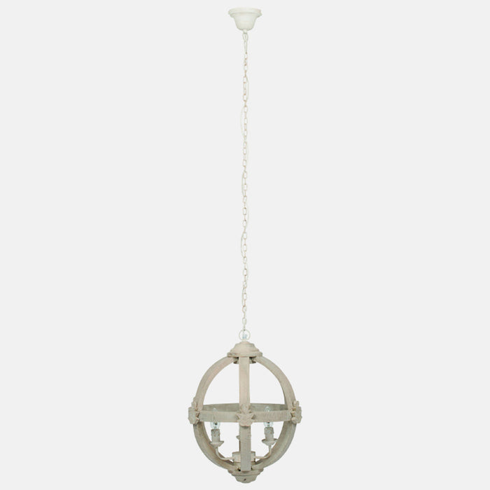 Hensall Small Wooden Pendant