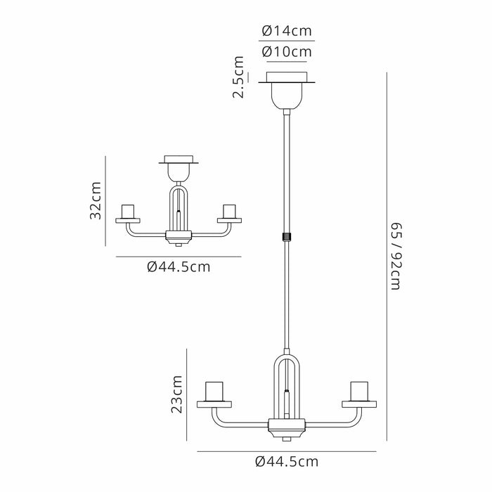 Armada 3 & 5 Pendant Suspension Kit (Various Colours)