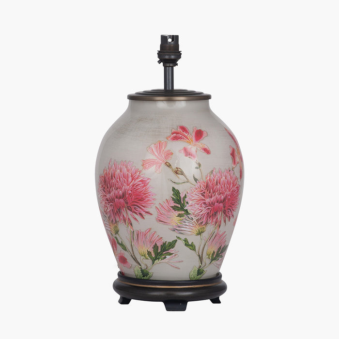 Jenny Worrall Dahlia Alstroemeria Medium Lamp