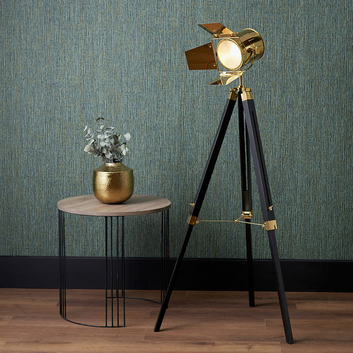 Prague Tripod Floor Lamp - Gold