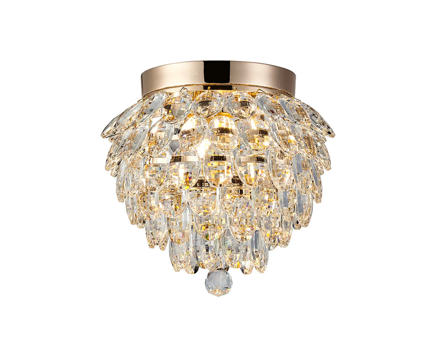 Skye Crystal Semi Flush 3 / 5 / 8 Light - IP Rated 💧