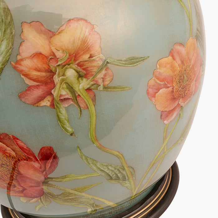 Jenny Worrall Coral Peony Large Lamp