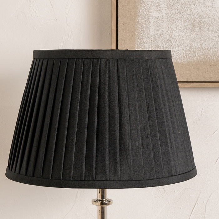 Lacey Black Pleated Shade