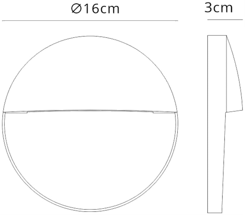 Fusion Large LED Wall Light