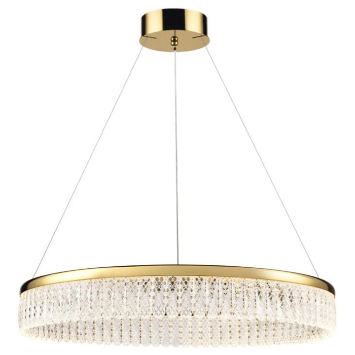 Rocia Gold LED Halo Pendant