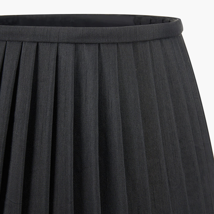 Lacey Black Pleated Shade