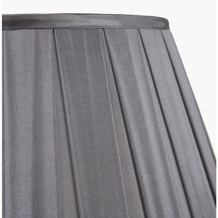 Alisha Grey Tapered Pleat Shade