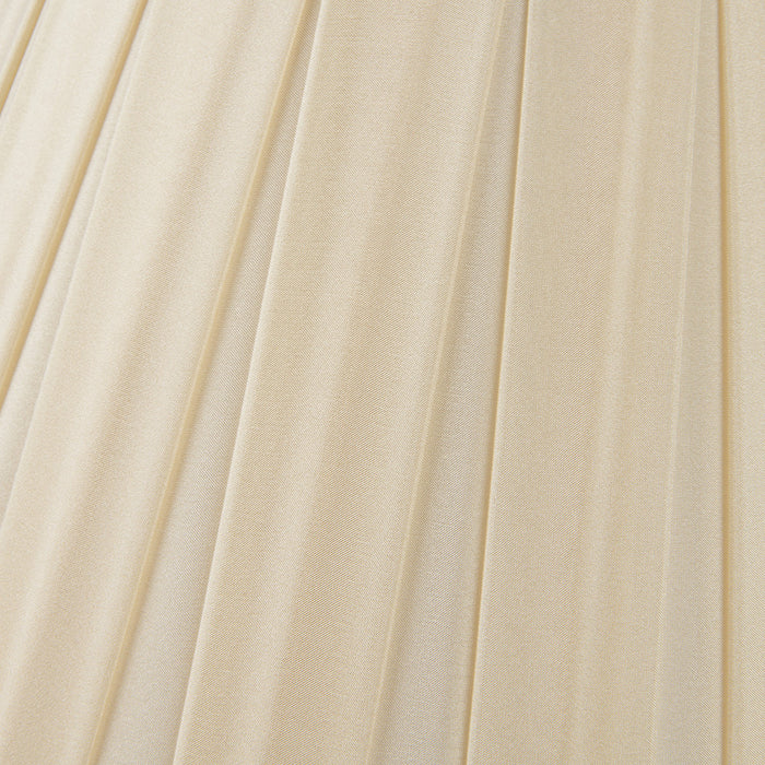 Alisha Almond Tapered Pleat Shade