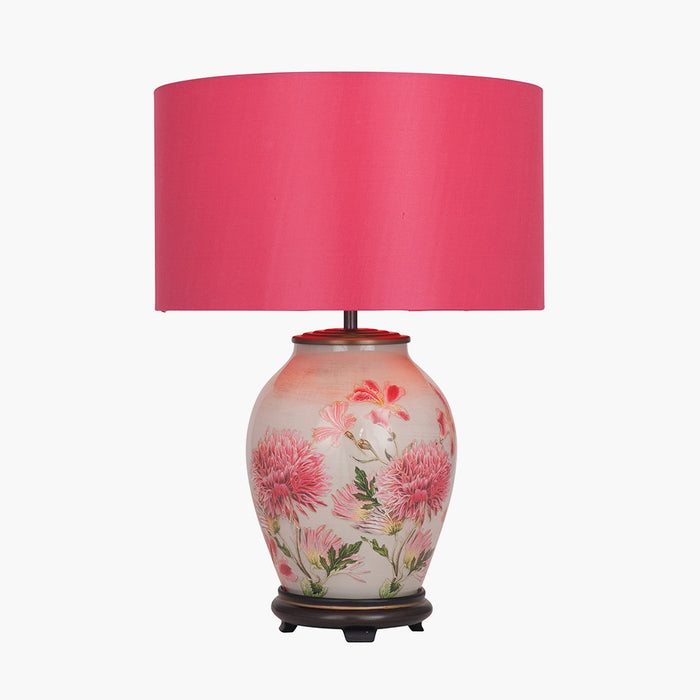 Jenny Worrall Dahlia Alstroemeria Medium Lamp