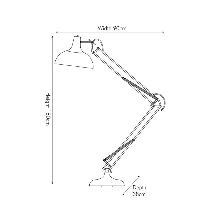 Capello Anglepoise Floor Lamp