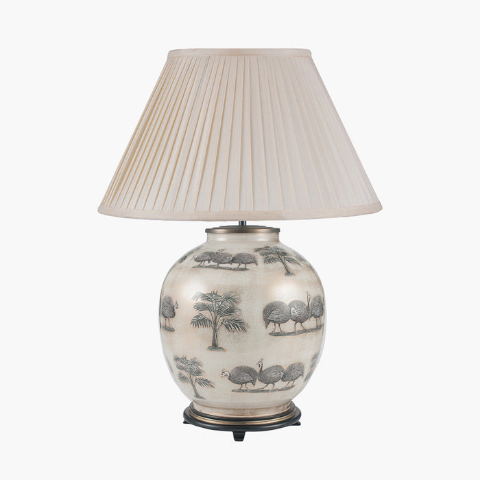 Jenny Worrall Guinea Fowl Large Lamp