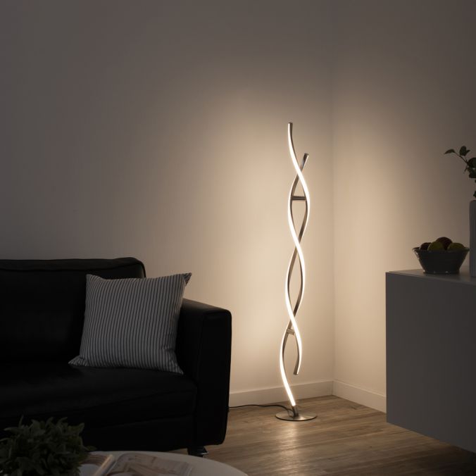 Stefan RGB Remote Control Floor Lamp - Colour Changing