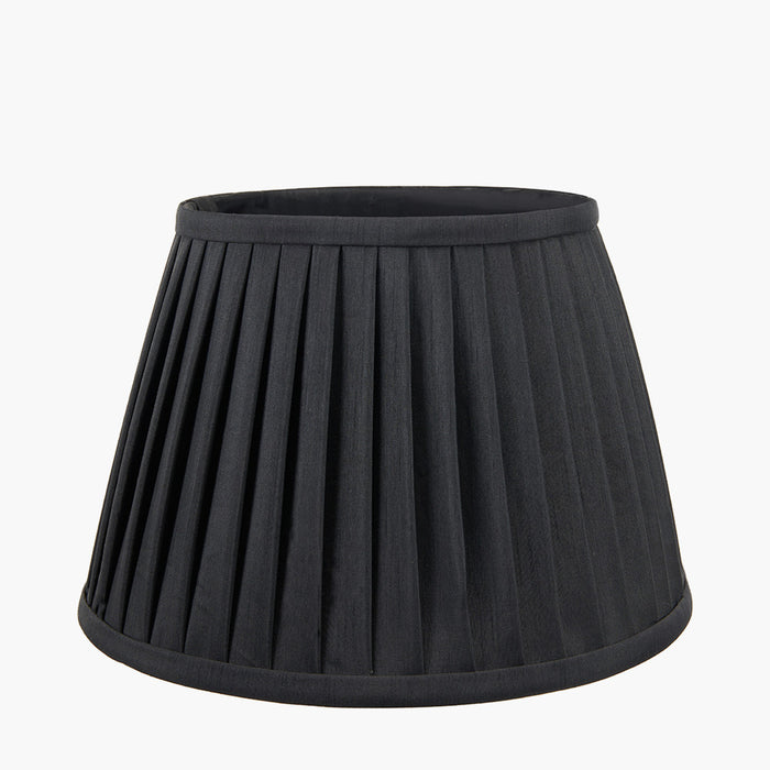 Lacey Black Pleated Shade