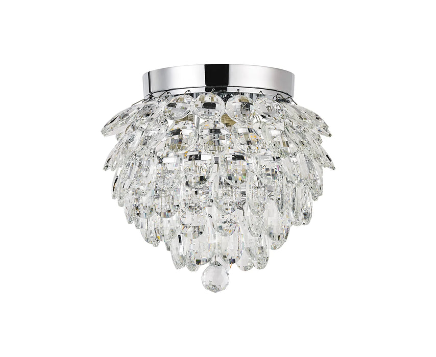 Skye Crystal Semi Flush 3 / 5 / 8 Light - IP Rated 💧