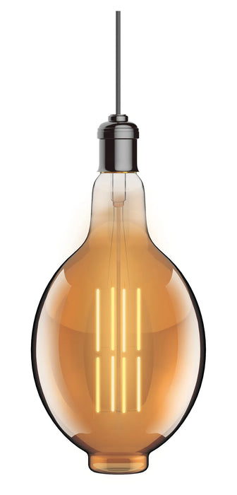 E27 XL Amber Oval Tubular Bulb