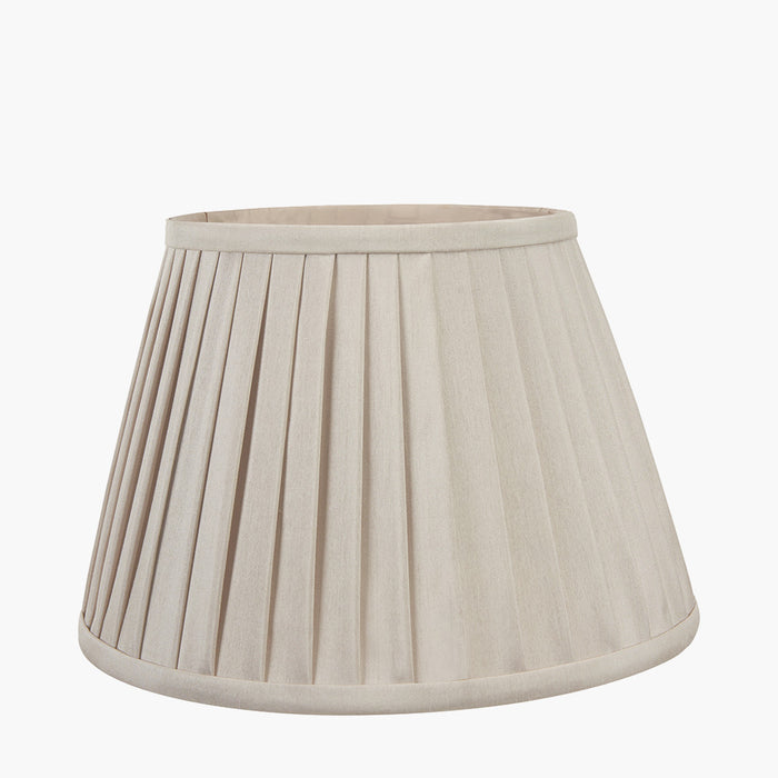 Lacey Taupe Pleated Shade