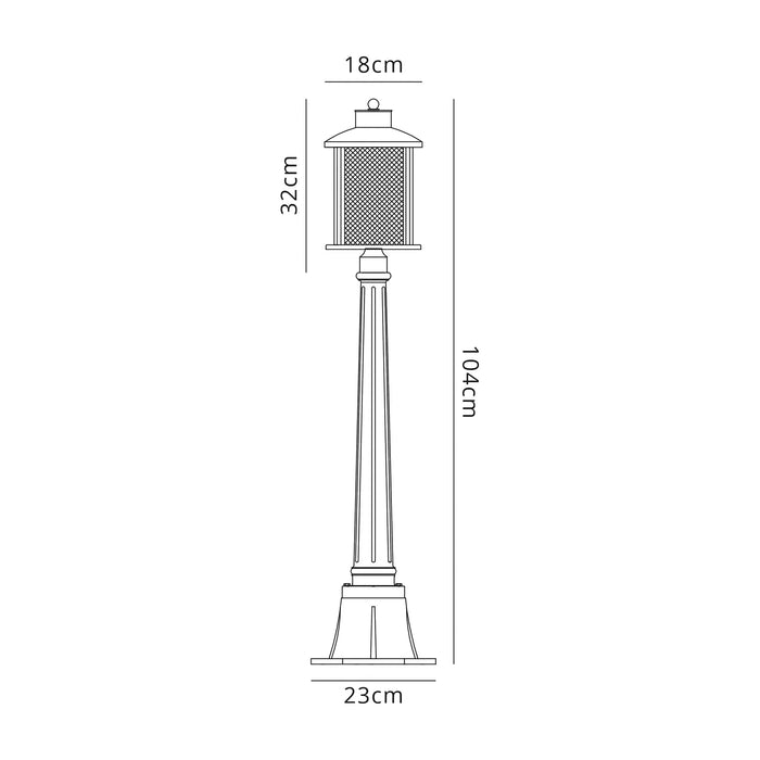 Versa Tall Post Light