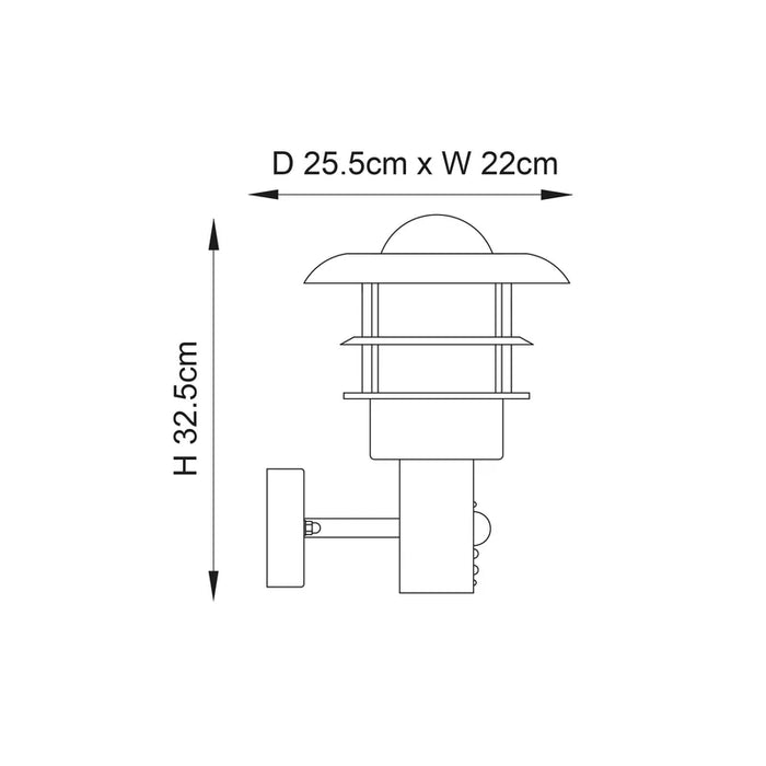 Wrexham Sensor Wall Light